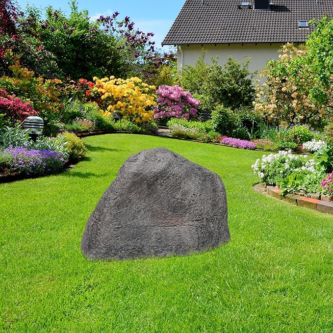 Gardenised Outdoor Natural Artificial Diamond Rock Decor for Gardens, Lawns, and Landscapes