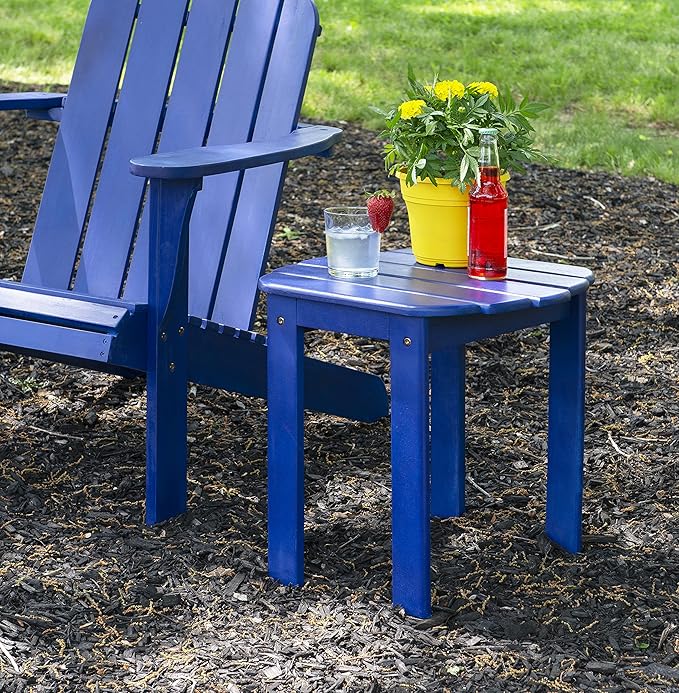 Jayde Blue Adirondack Outdoor End Table