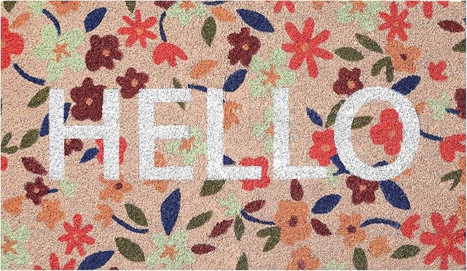 Folkulture Welcome Matt Outdoor | 16 x 28 Door Mats Outside Entrance | Rug for Front Doors | Welcome Mat Door Mats for Outside | Mats for Home Entryway Decor