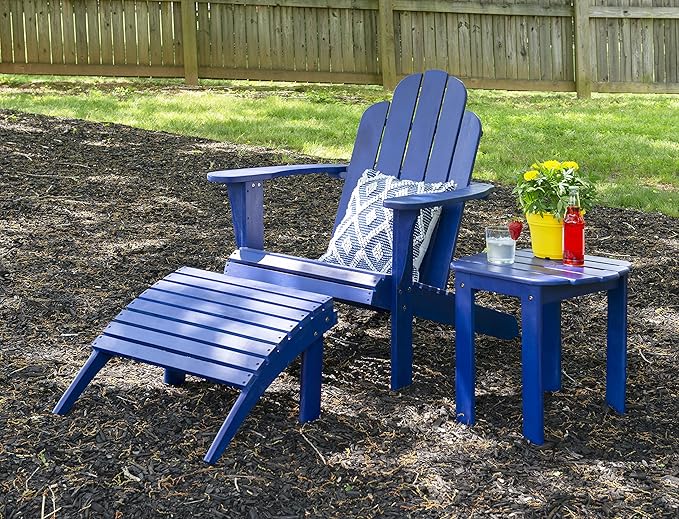 Jayde Blue Adirondack Chair by Linon