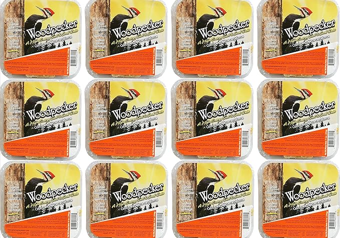Pine Tree Farms Woodpecker High Energy Suet 11oz. 6011 Made in USA (12)